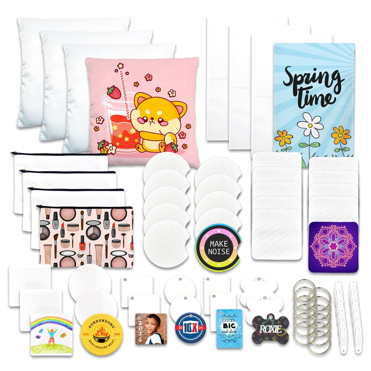 ProSub Sublimation Blank Set for Epson & Sawgrass - 50pc